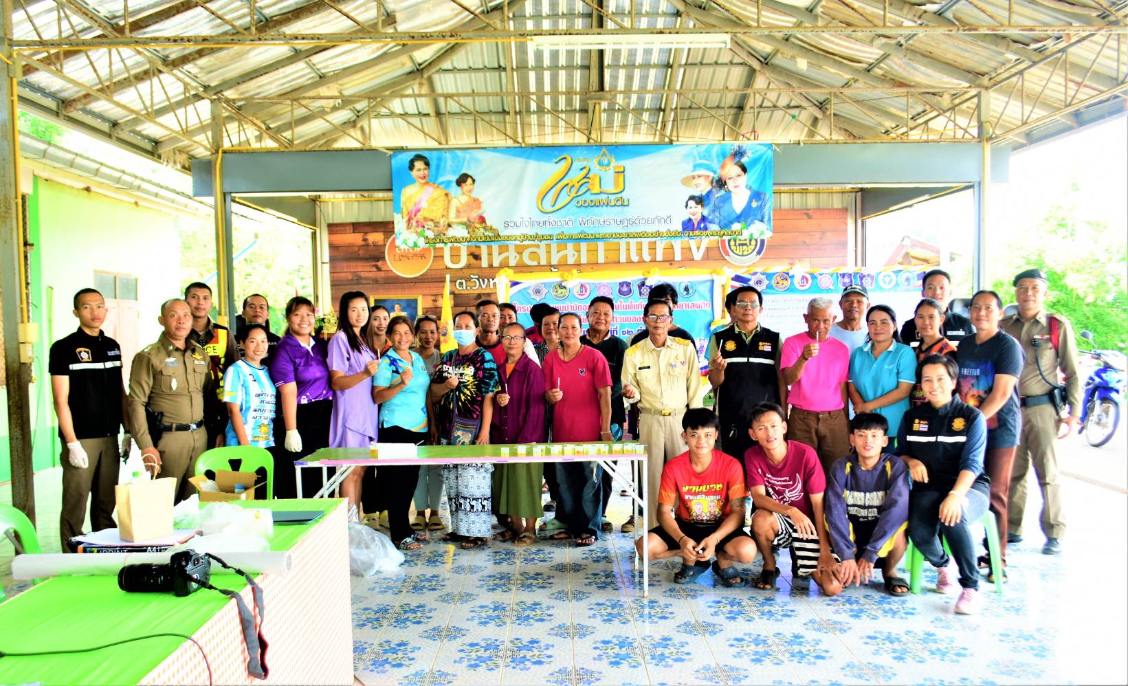 โครงการชุมชนบำบัดอย่างยัชุมชนบำบัดอย่างยั่งยืน ในพื้นที่แพร่ระบาดยาเสพติด ตามนโยบายเร่งด่วนของรัฐบาล (บ้านสันกำแพง)