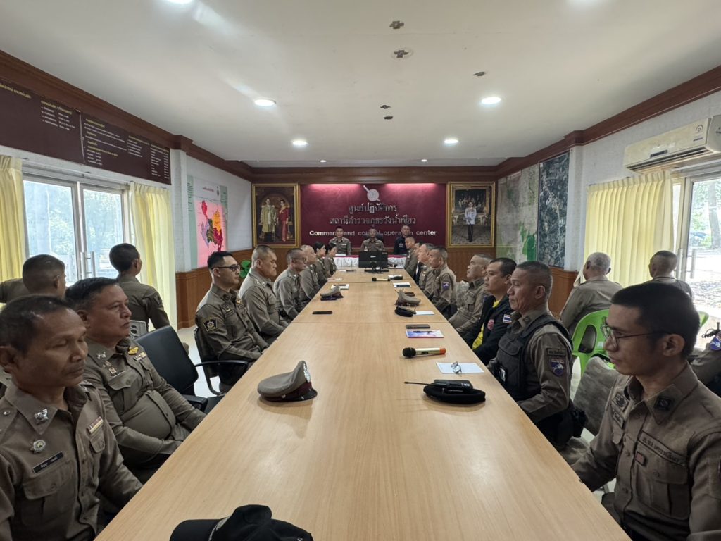 ประชุมแผนบริหารจัดการความเสี่ยงต่อการรับสินบนของสถานีตำรวจ                